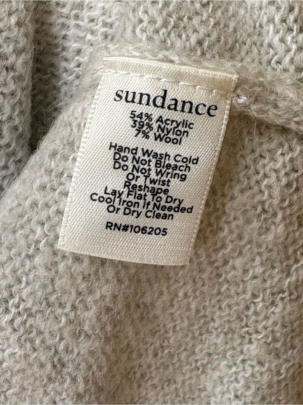 Sundance Floral Embroidered Wool Blend Cardigan - Picture 5 of 6